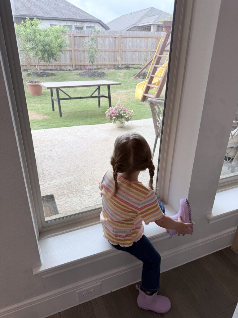 Toddler is bored at home